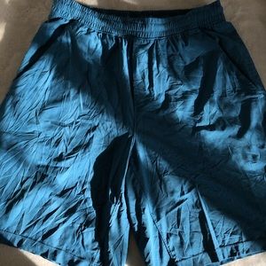 Lululemon Blue Workout Shorts